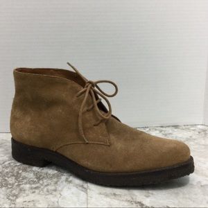 Eddie Bauer Dawn Suede Chukka Lace Up Crepe Sole Desert Boots Sz 9.5M